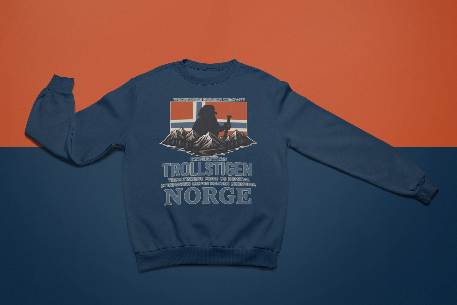 Sweatshirt Trondheim - Trollstigen