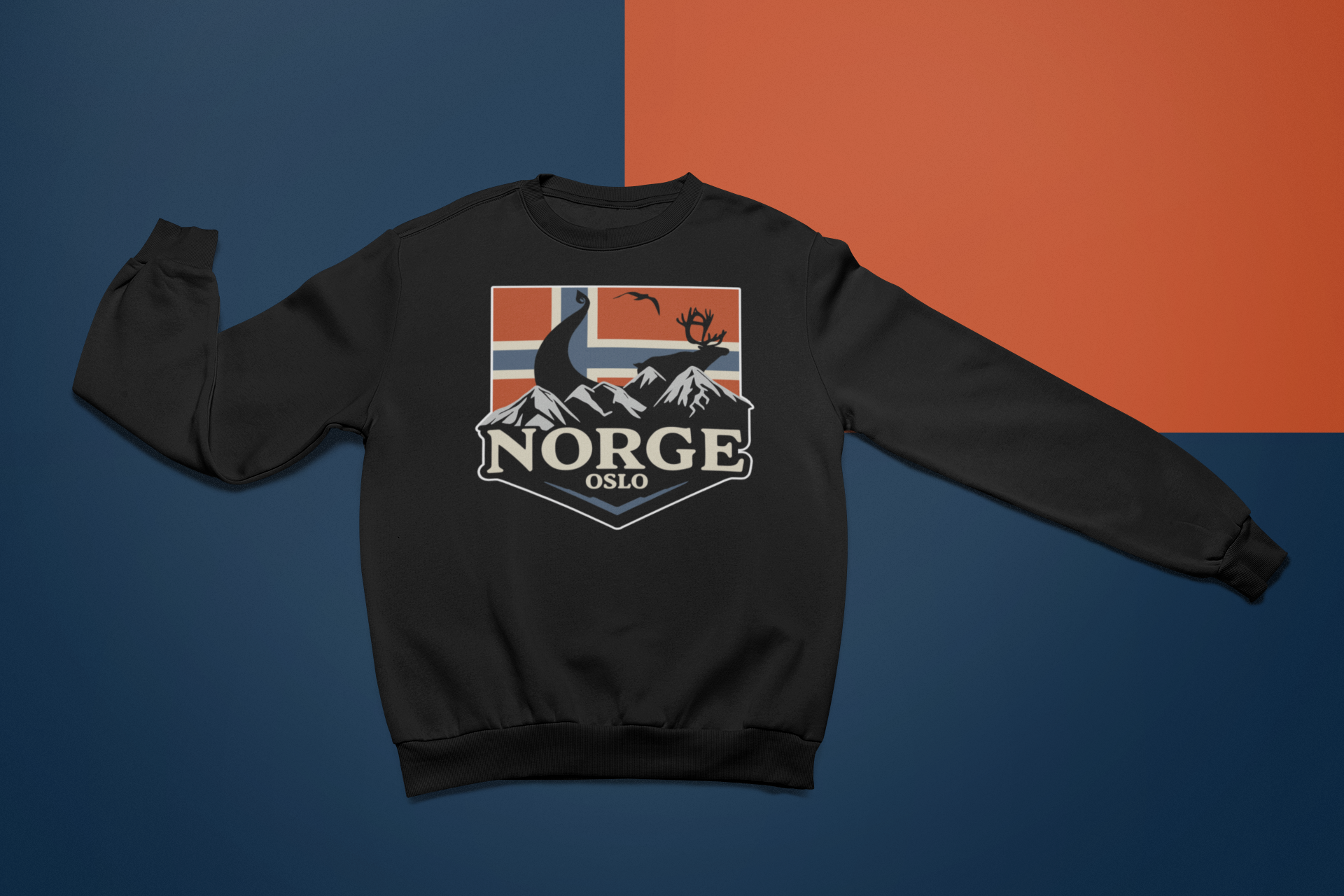 Sweatshirt Trondheim - Oslofjorden